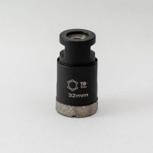 Profi Diamantbohrer 32mm M14 SilverCut für hartes Feinsteinzeug