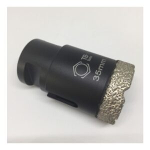 Profi Diamantbohrkrone 35mm M14 SilverCut für hartes Feinsteinzeug