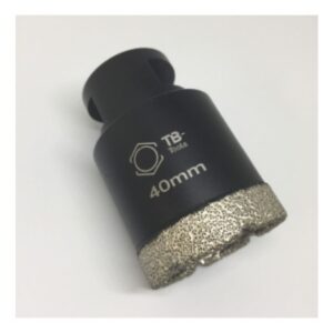Profi Diamantbohrkrone 40mm M14 SilverCut für hartes Feinsteinzeug