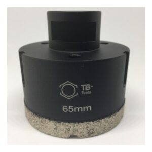 Profi Diamantbohrkrone 65mm M14 SilverCut für hartes Feinsteinzeug