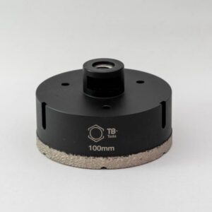 Profi Diamantbohrkrone 100mm M14 SilverCut für hartes Feinsteinzeug