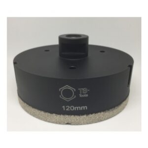 Profi Diamantbohrkrone 120mm M14 SilverCut für hartes Feinsteinzeug