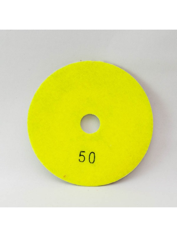 Diamant Polierpad 100mm Körnung 50 - Grob / Trockenschliff – Bild 2