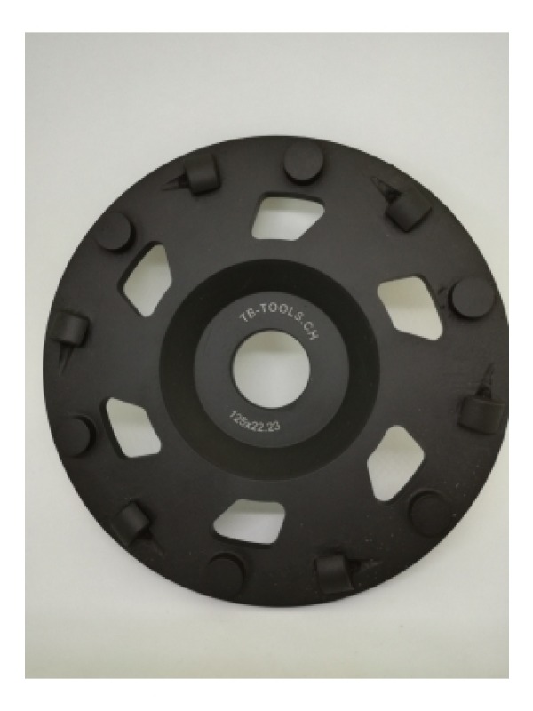 PKD Frässcheibe mit Stützelement 125mm gegen Einfressen