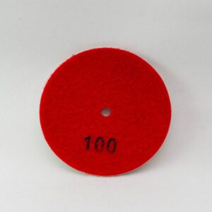 Diamant Polierpad 100mm Körnung 100 - Medium / Trockenschliff