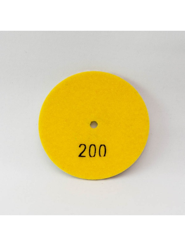 Diamant Polierpad 100mm Körnung 200 - Fein / Trockenschliff – Bild 2