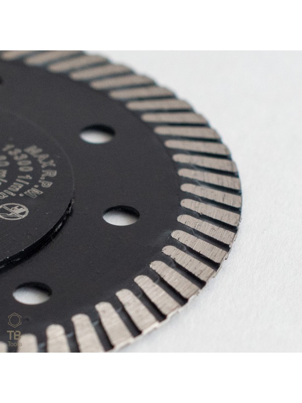 Diamanttrennscheibe TopSpeed 115mm - Extrem schnell für Feinsteinzeug – Bild 2