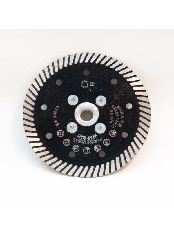 Diamanttrennscheibe TopSpeed 115mm mit Flansch – Bild 2