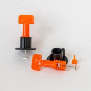 TB-Tools Wiederverwendbares Platten-Nivelliersystem Set (mit Stahlstift)