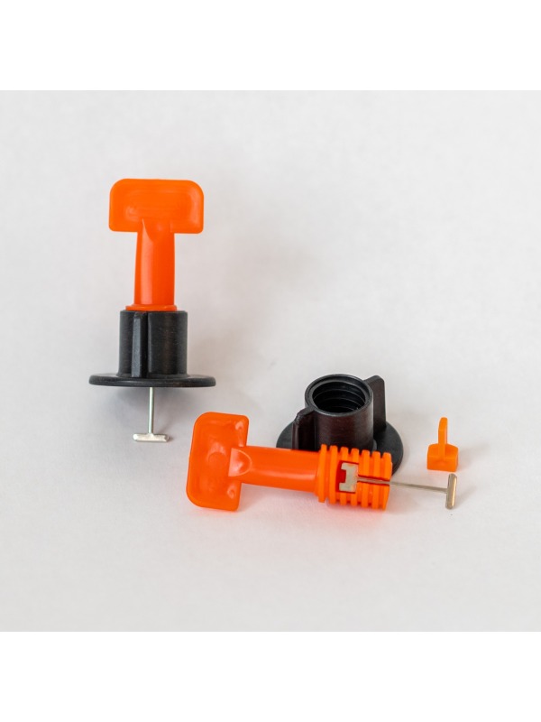 TB-Tools Wiederverwendbares Platten-Nivelliersystem Set (mit Stahlstift)