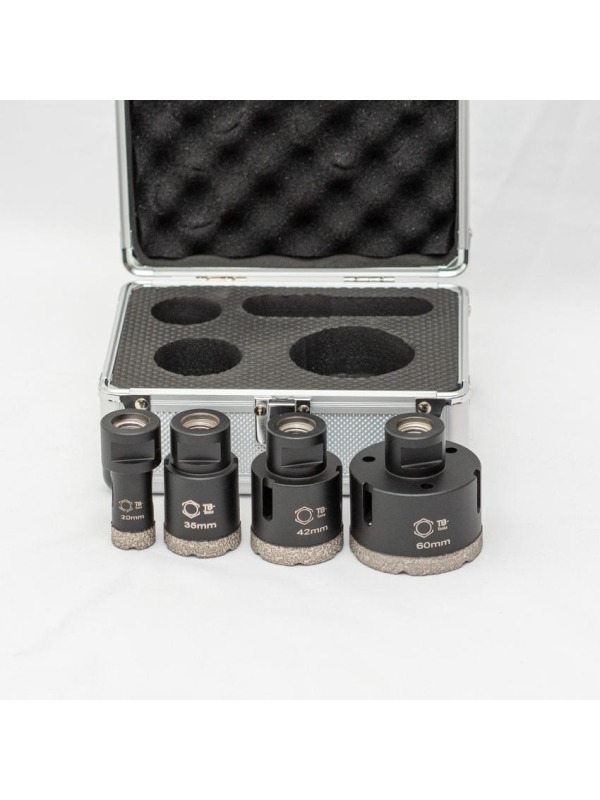 Profi Plattenleger Set M14 (Var. 2) | Diamantbohrkronen 20-60mm