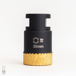 Profi Diamantbohrkrone 35mm M14 GoldCut für extrem hartes Feinsteinzeug
