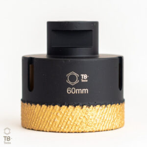 Profi Diamantbohrkrone 60mm M14 GoldCut für extrem hartes Feinsteinzeug