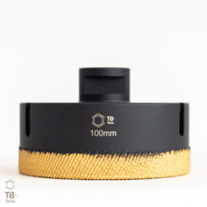 Profi Diamantbohrkrone 100mm M14 GoldCut für extrem hartes Feinsteinzeug