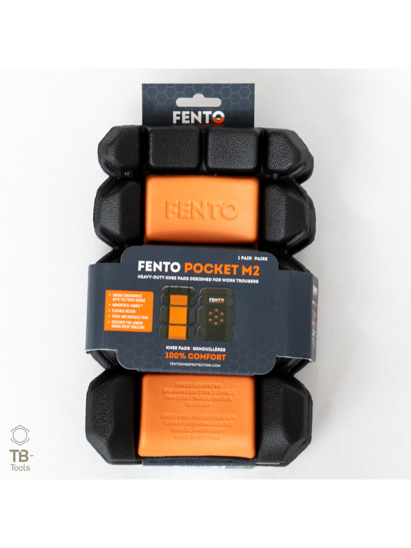 FENTO POCKET M2 Durchstichfeste Kniepolster für Arbeitshosen