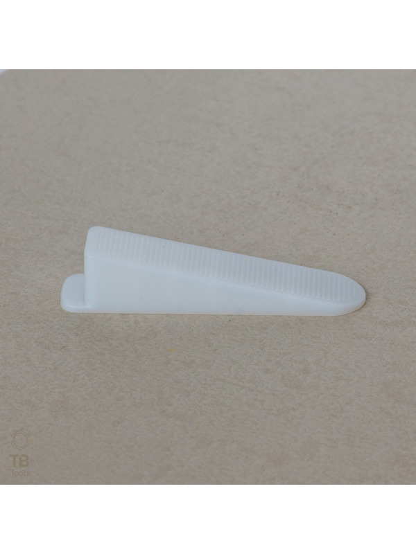 Fliesen Nivelliersystem: Profi Keile (Weiss) – 100 Stk.