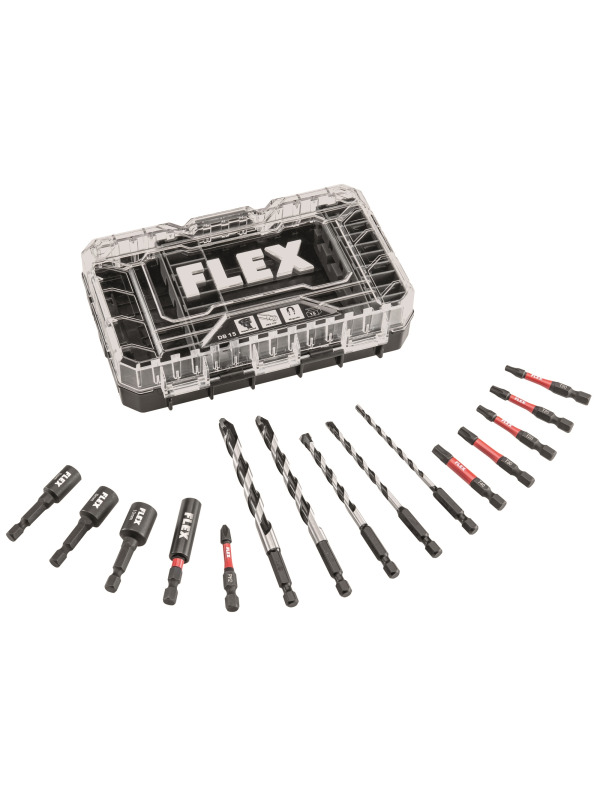 FLEX DB 15 Bit- und Bohrer-Set 15-teilig (STACK PACK kompatibel) – Bild 2
