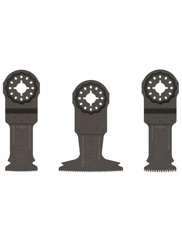 FLEX SM BI-SET Sägeblatt-Set Bi-Metall 3-teilig (Starlock)