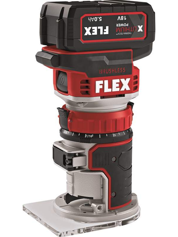 FLEX CER 18-EC/5.0 Set Akku-Kanten- und Oberfräse 18V (inkl. 2x 5.0 Ah Akku) – Bild 2