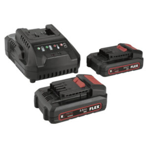 FLEX P-Set 22 Q Starter-Set (18V, 2x 2.5 Ah Akku & Ladegerät)