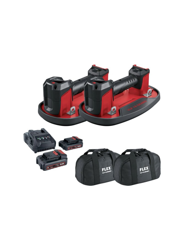 FLEX VLP 18 Grabo Set Akku-Vakuumheber 18V (2 Heber inkl. Akkus)