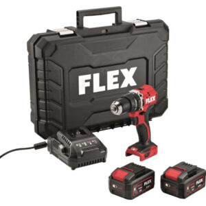 FLEX PD 2G 18-EC LD TC/5.0 Set Akku-Schlagbohrschrauber (Inkl. 2x 5.0 Ah Akkus & Koffer)