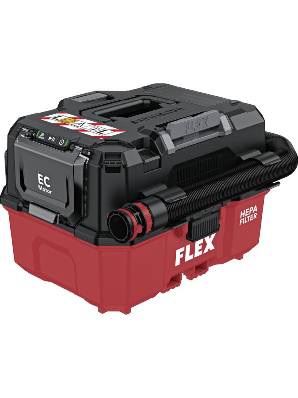 FLEX VC 9 L MC 18 RC Akku-Staubsauger 18V (Nass/Trocken, inkl. Fernbedienung)