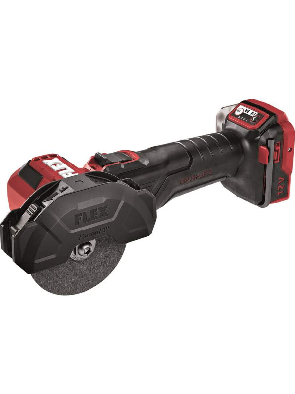 FLEX LBE 76 12-EC Set Mini-Winkelschleifer 12V (inkl. 5.0 Ah Akku & Lader) – Bild 2
