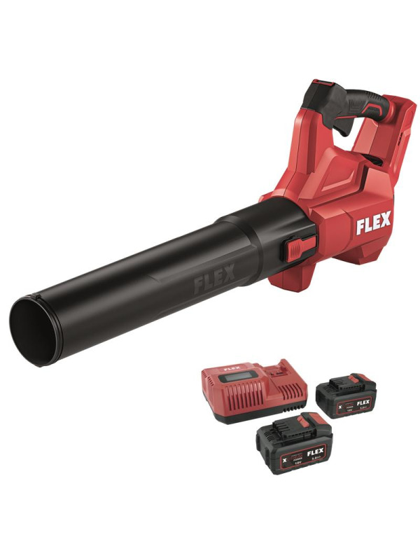 FLEX GBL 790 18-EC Set Akku-Laubbläser 18V (inkl. Akkus & Lader)