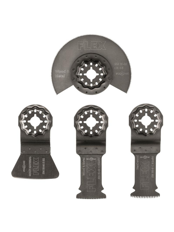 FLEX SM FI-SET Sägeblatt-Set Fussboden 4-teilig (Starlock)