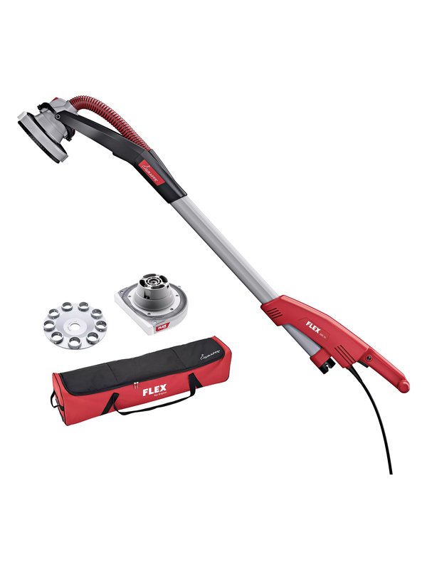 FLEX GDE 10 Set Thermo-Jet girafe béton, ponceuse murs et plafonds avec tête DSH-R, plateau Thermo-Jet et sac de transport