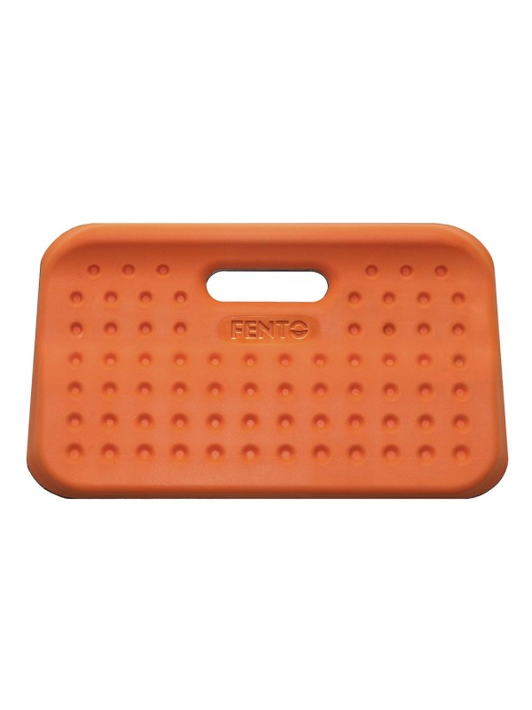 FENTO BOARD Kniebrett in Orange mit Tragegriff und genoppter Auflage