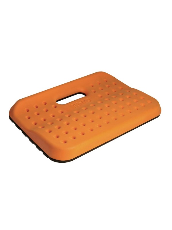 FENTO BOARD Kniebrett in Orange mit Griffloch und genoppter Auflage