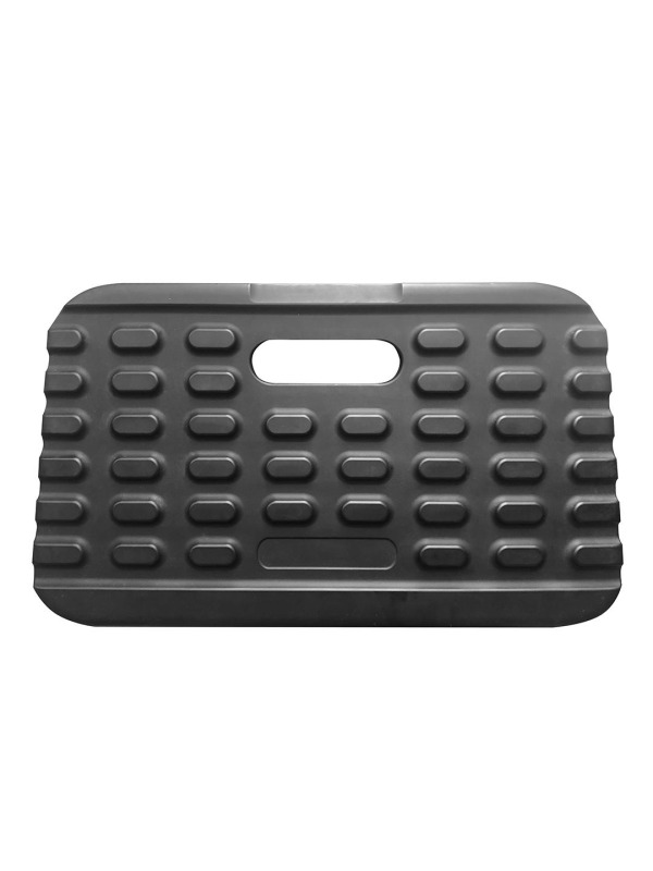 FENTO BOARD Kniebrett in Schwarz mit Tragegriff und genoppter Auflage