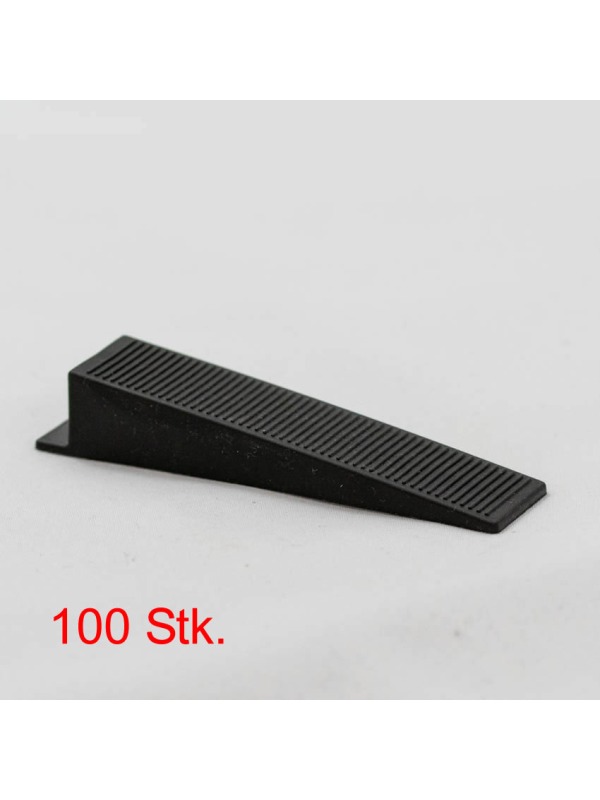 Profi-Keile schwarz für das Platten-Nivelliersystem