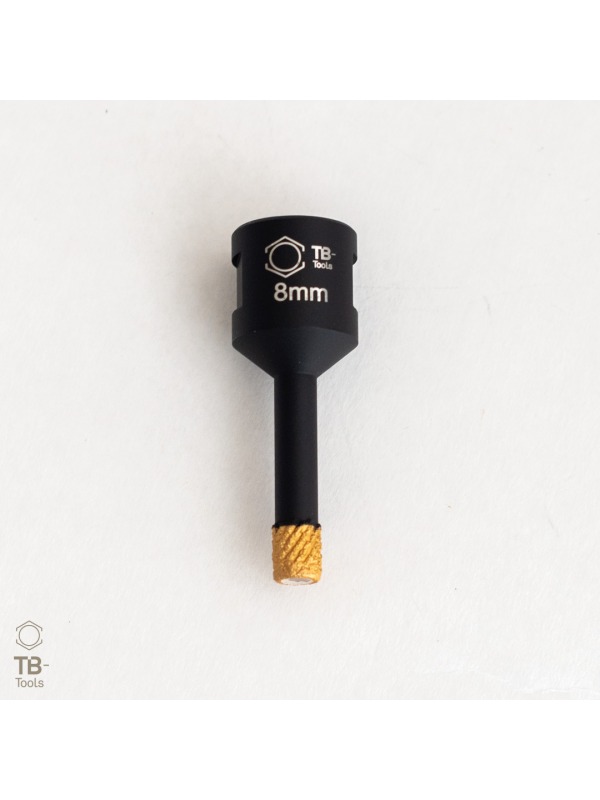 Profi Diamantbohrer 8mm M14 GoldCut für extrem hartes Feinsteinzeug