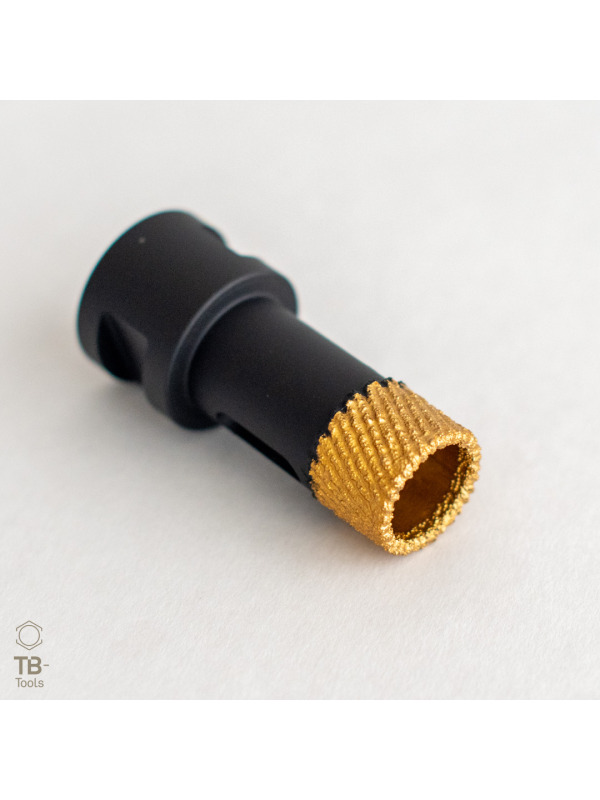 Profi Diamantbohrer 20mm M14 GoldCut für extrem hartes Feinsteinzeug