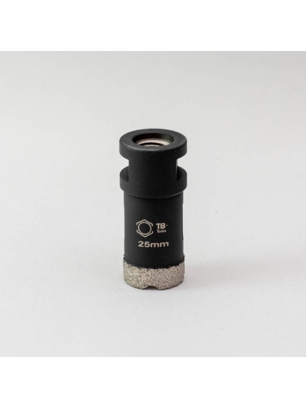 Profi Diamantbohrer 25mm M14 SilverCut für hartes Feinsteinzeug
