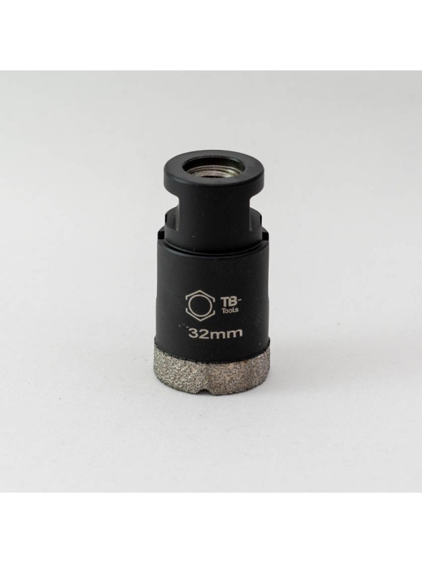 Profi Diamantbohrer 32mm M14 SilverCut für hartes Feinsteinzeug