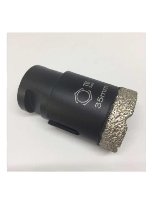 Profi Diamantbohrkrone 35mm M14 SilverCut für hartes Feinsteinzeug