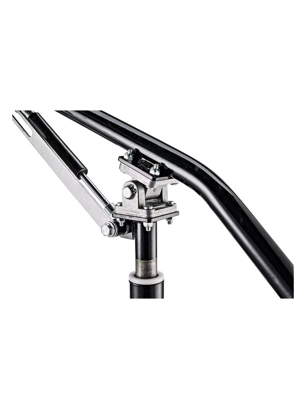 Drehgelenk mit Gasdruckfeder am Ausleger des FLEX GM 340 Giraffen-Mobils