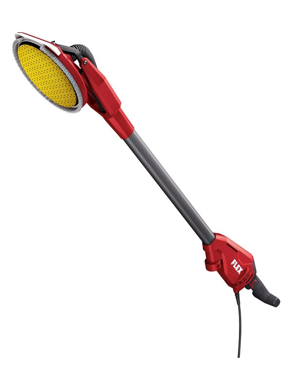 Girafe FLEX GE 6 R-EC, ponceuse murs et plafonds avec tête de ponçage à segment et papier abrasif auto-agrippant jaune