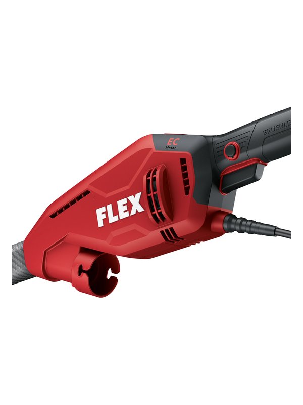 Carter moteur de la girafe FLEX GE 6 avec raccord d’aspiration, vue de détail